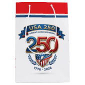 USA 250 Feier Mittlere Geschenktüte (Vorderseite)