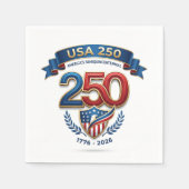 USA 250 Feier Serviette (Vorderseite)