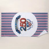 USA 250-Feier Strandtuch (Vorderseite)