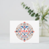 USA 250 FEIERTAGSPOSTKARTE (Stehend Vorderseite)