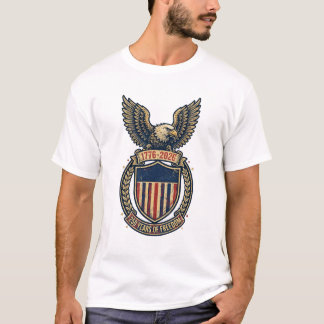 USA 250 Freedom Eagle Vintage-Abzeichen-T-Shirt T-Shirt