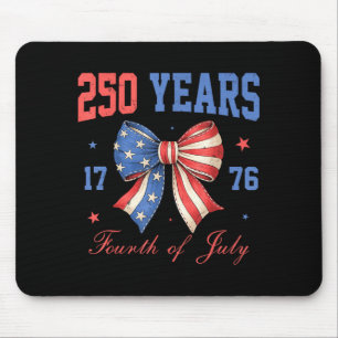 USA 250. Geburtstag 1776 2026 für Männer Frauen 4. Mousepad