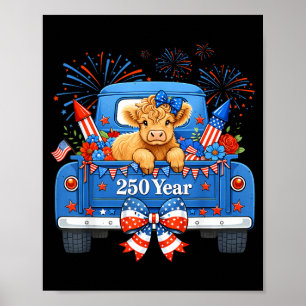 USA 250. Geburtstag 1776 2026 für Männer Frauen 4. Poster