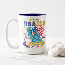 USA 250. Geburtstag 4. Juli 1776-2026 (links)