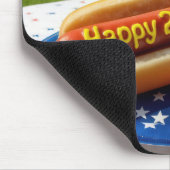 USA 250. Geburtstag Hot Dog Mousepad (Ecke)