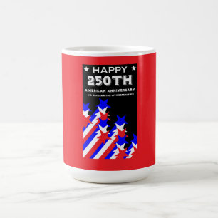 USA 250. Geburtstagsfeier Semiquincentennial Party Kaffeetasse