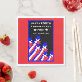 USA 250. Geburtstagsfeier und Geschäft Serviette (Beispiel)