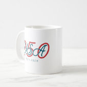USA 250 ★ Gegr. 1776 Kaffeetasse (Vorderseite Links)