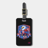 USA 250 GEPÄCKANHÄNGER (Vorderseite vertikal)