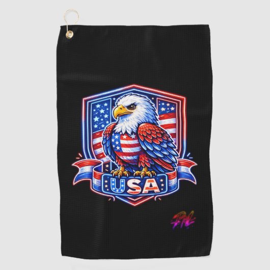 USA 250 GOLFHANDTUCH (Vorderseite)