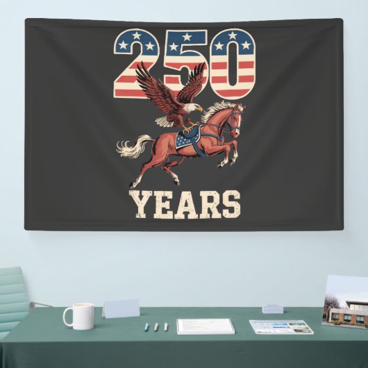 USA 250-Jahr-Feier Banner (Messe)
