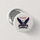 USA 250-Jahr-Feier Button (Vorne & Hinten)
