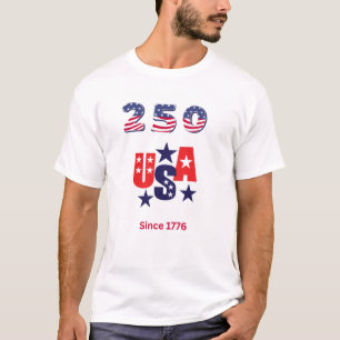 USA 250-Jahr-Feier-Design T-Shirt