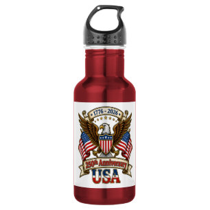 USA 250-Jahr-Feier Edelstahlflasche