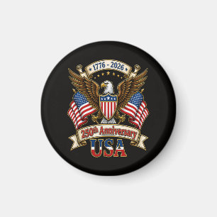 USA 250-Jahr-Feier Magnet