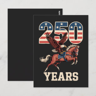 USA 250-Jahr-Jubiläum Postkarte