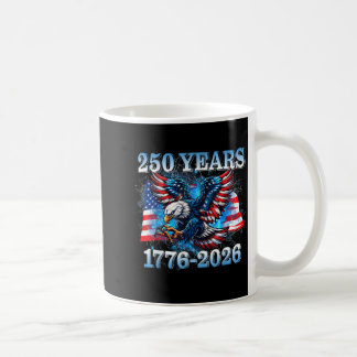 Usa 250 Jahre 1776-2026 Adler Amerikanische Flagge Kaffeetasse