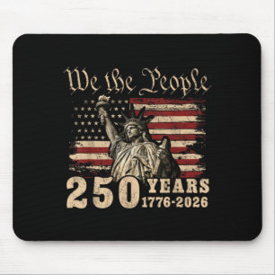 USA 250 Jahre 1776-2026 Die Menschen Statue von Mousepad