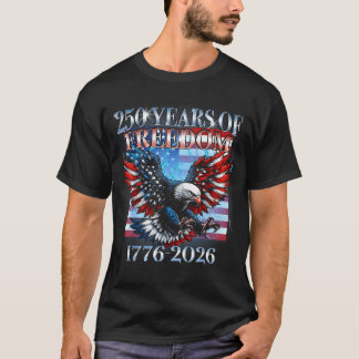 Usa 250 Jahre 1776 2026 Kunstwerk T-Shirt