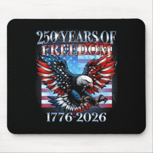 USA 250 Jahre 1776-2026 Weißkopfseeadler Amerika-F Mousepad