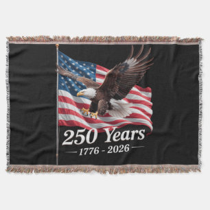USA 250 Jahre Adler 1776-2026 Flagge Decke