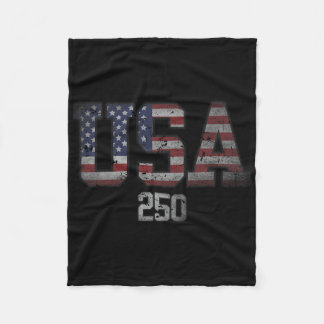 USA 250 Jahre Amerikanisches Jubiläum 1776-2026 25 Fleecedecke