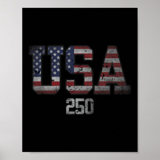 USA 250 Jahre Amerikanisches Jubiläum 1776-2026 25 Poster