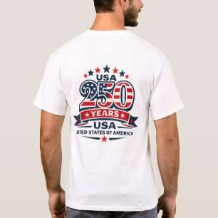 USA 250 Jahre Emblem T-Shirt