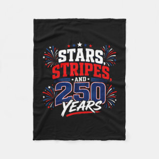 USA 250 Jahre Fourth of July patriotisch 1776 Fleecedecke