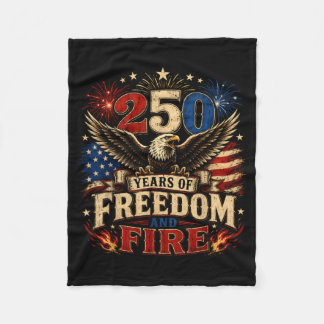 USA 250 Jahre Fourth Of July Patriotisch 1776 Fleecedecke