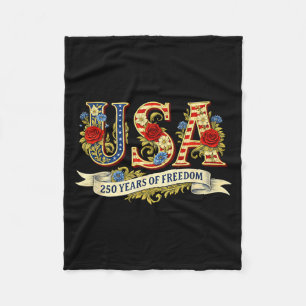 USA 250 Jahre Freiheit 1776 2026 Amerika 250. Fleecedecke