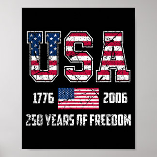 USA 250 Jahre Freiheit 1776 2026 Amerikas 250. Poster