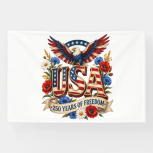 USA 250 Jahre Freiheit Banner