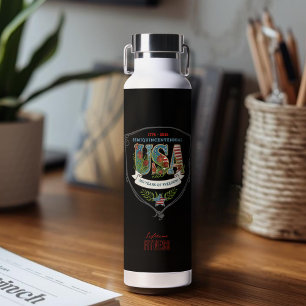 USA 250 Jahre Freiheit Benutzerdefinierte Botanik Trinkflasche