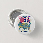 USA 250 JAHRE FREIHEIT BUTTON (Vorne & Hinten)