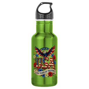 USA 250 Jahre Freiheit Edelstahlflasche