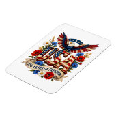 USA 250 Jahre Freiheit Magnet (Linke Seite)