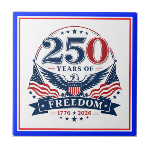 USA 250 Jahre Freiheits-Patriotischer-Adler-Design Fliese