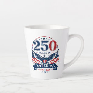 USA 250 Jahre Freiheits-Patriotischer-Adler-Design Milchtasse