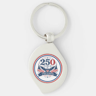 USA 250 Jahre Freiheits-Patriotischer-Adler-Design Schlüsselanhänger