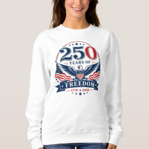 USA 250 Jahre Freiheits-Patriotischer-Adler-Design Sweatshirt
