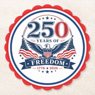 USA 250 Jahre Freiheits-Patriotischer-Adler-Design Untersetzer