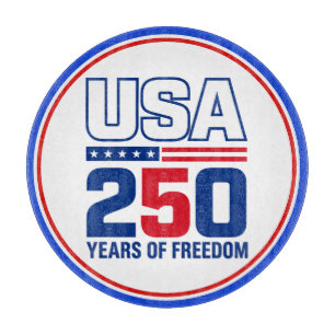 USA 250 Jahre Freiheits-Patriotisches Flaggen-Desi Schneidebrett