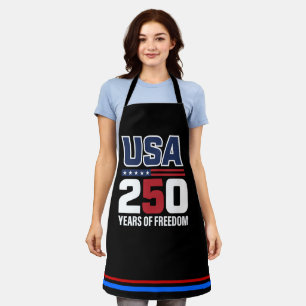 USA 250 Jahre Freiheits-Patriotisches Flaggen-Desi Schürze