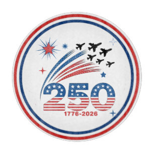 USA 250 Jahre Freiheitsfeier Design Schneidebrett