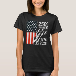 USA 250 Jahre Jahrestag 1776-2026 Halbjahr T-Shirt