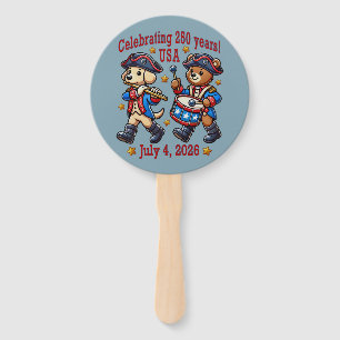 USA 250 Jahre Jubiläum Souvenir - Patriotic Fächer