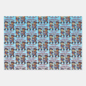 USA 250 Jahre Jubiläum Souvenir - Patriotic Geschenkpapier Set (Vorderseite)