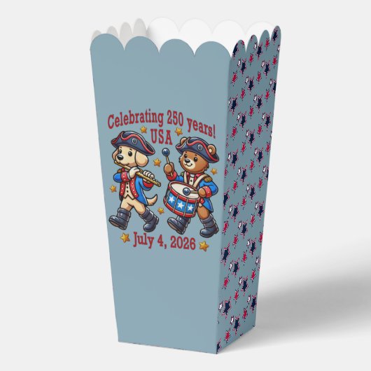 USA 250 Jahre Jubiläum Souvenir - Patriotic Geschenkschachtel (Vorderseite)