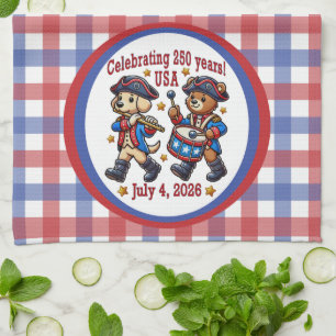 USA 250 Jahre Jubiläum Souvenir - Patriotic Geschirrtuch